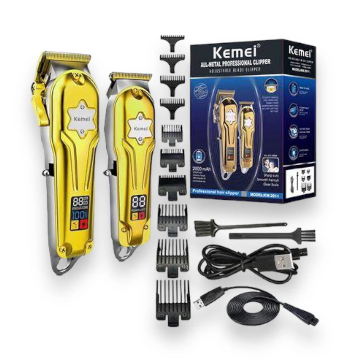 Cortadora de Cabello DUO 2 en 1 KEMEI