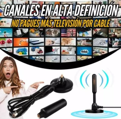 Antena de Televisión Digital Interna HD